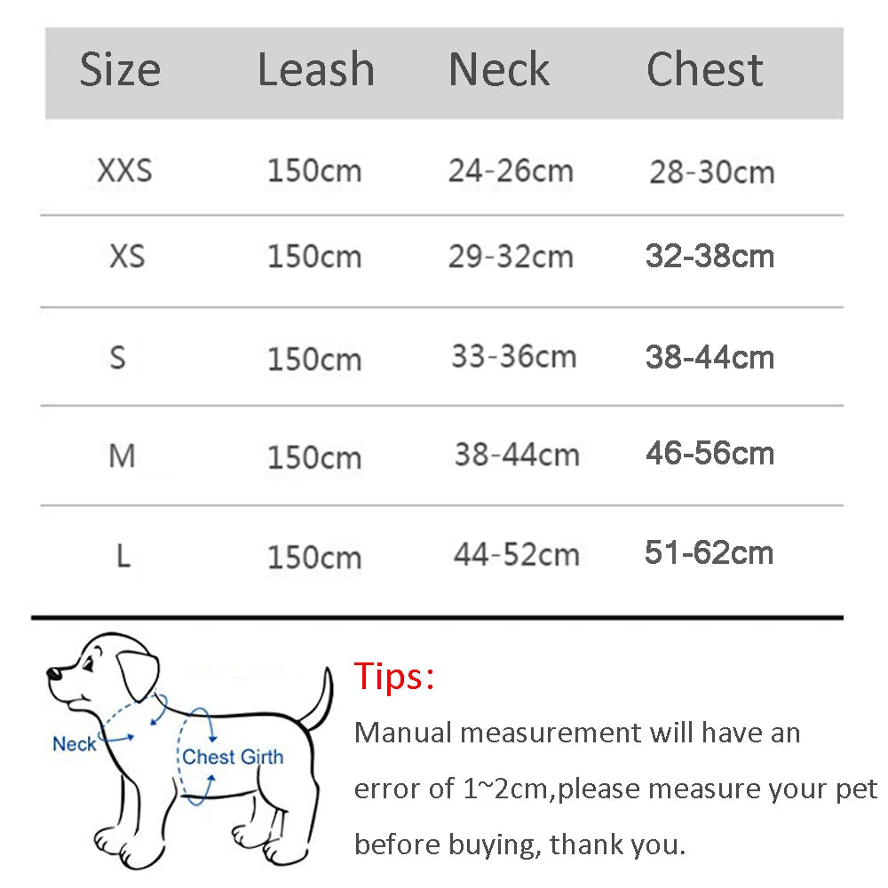 Adjustable Pet Harness Set